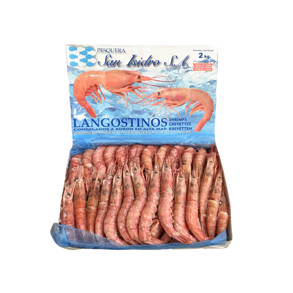 GAM.ARG. CONG. L2X12KG MARRONE 阿根廷对虾老 棕箱